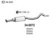 ASSO 34.6072 Middle Silencer